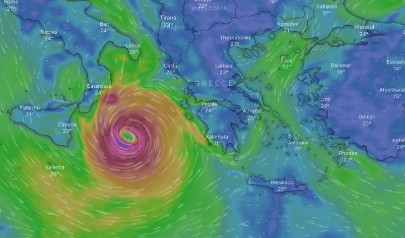 Κακοκαιρία "Ιανός" Ιανός