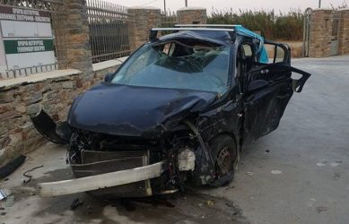Θανατηφόρο τροχαίο με οικογένεια στην Νάξο