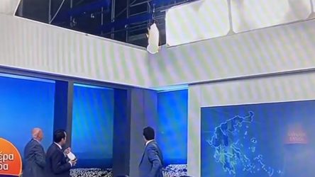 Φωτιά στο στούντιο του Γιώργου Παπαδάκη (ΒΙΝΤΕΟ)