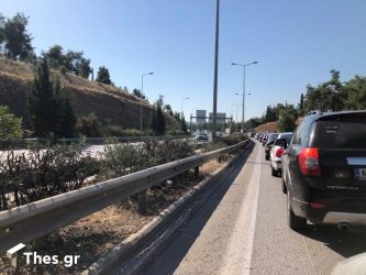 Εργασίες καθαρισμού στην Παλαιά Εθνική Οδό 65 Θεσσαλονίκης – Κιλκίς