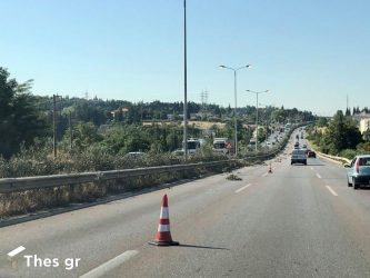 Εργασίες συντήρησης στην Περιφερειακή Οδό Θεσσαλονίκης