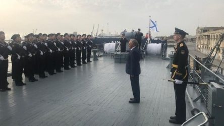 Θεσσαλονίκη: Κατέπλευσε στο λιμάνι το εκπαιδευτικό πλοίο «Smolny» του Ρωσικού Πολεμικού Ναυτικού