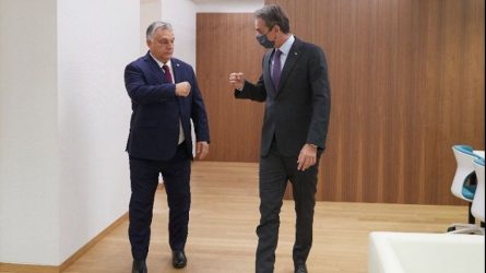 Με τον Ούγγρο ομόλογό του, Β. Ορμπαν συναντήθηκε ο Κ. Μητσοτάκης
