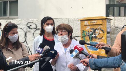Παράπονα των γιατρών της Θεσσαλονίκης σε Κικίλια για τις μάσκες (BINTEO & ΦΩΤΟ)