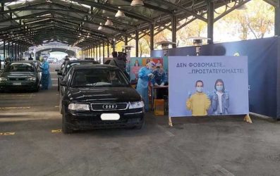 Κορονοϊός: Δύο θετικά δείγματα από 669 τεστ με τη μέθοδο drive through στη Θεσσαλονίκη