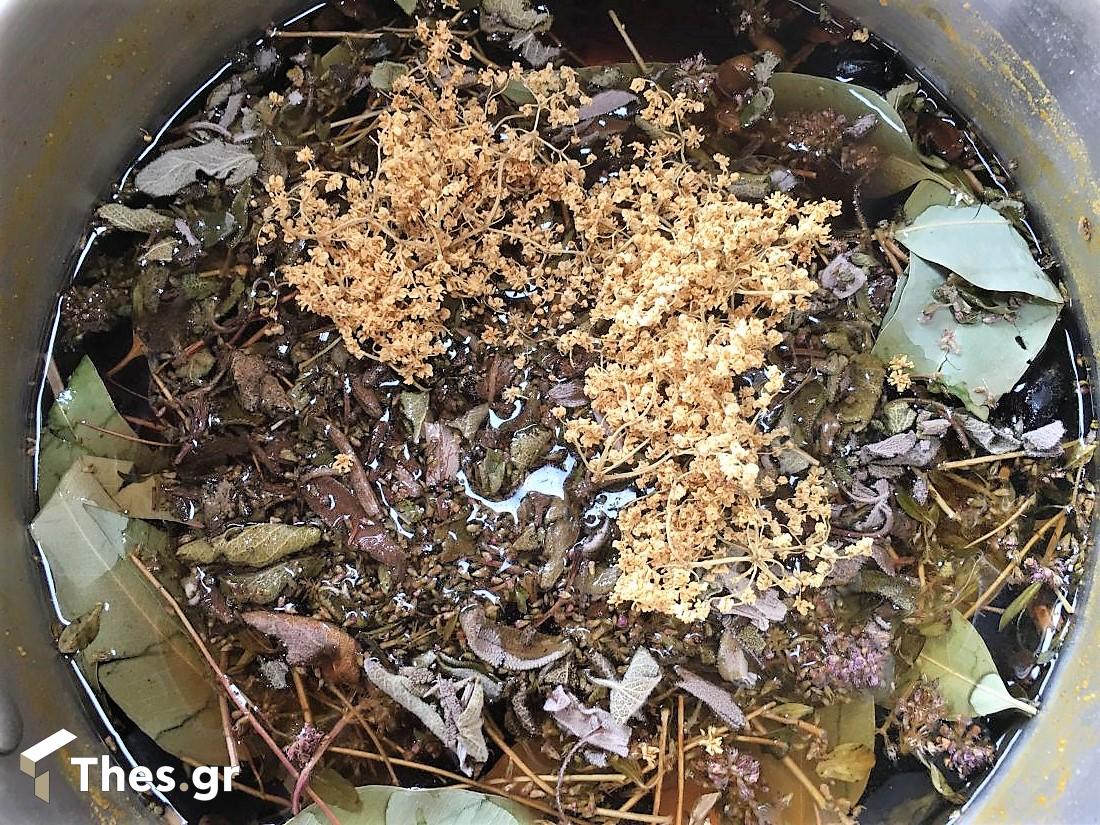 DIY σιρόπι με βότανα
