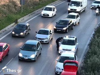 Καραμπόλα έξι αυτοκινήτων στην ΕΟ Θεσσαλονίκης – Νέων Μουδανιών