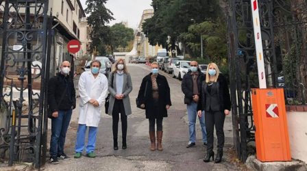 Κλιμάκιο του ΣΥΡΙΖΑ Θεσσαλονίκης βρήκε κλειστή την πόρτα του νοσοκομείου “Αγιος Δημήτριος”