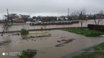 Ροδόπη: Πλημμύρες και καταστροφές από την έντονη βροχόπτωση