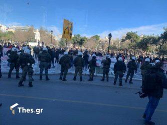 Θεσσαλονίκη: Ενταση στη συγκέντρωση φοιτητών (ΦΩΤΟ)