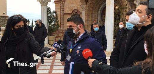 Ο Νίκος Χαρδαλιάς στην Θεσσαλονίκη για αυτοψία στο Σέιχ Σου