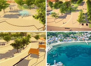 Χαλκιδική: Αλλάζει όψη η πλατεία της Ολυμπιάδας