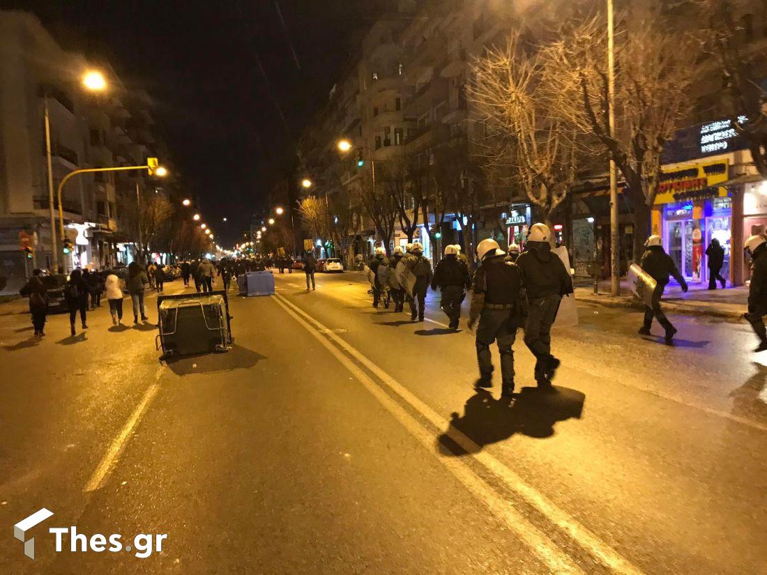Θεσσαλονίκη επεισόδια σε πορεία