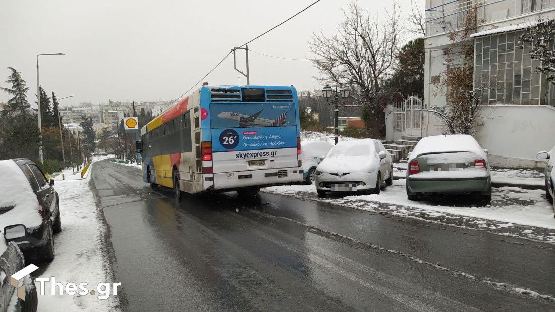 Θεσσαλονίκη χιόνια εικόνες