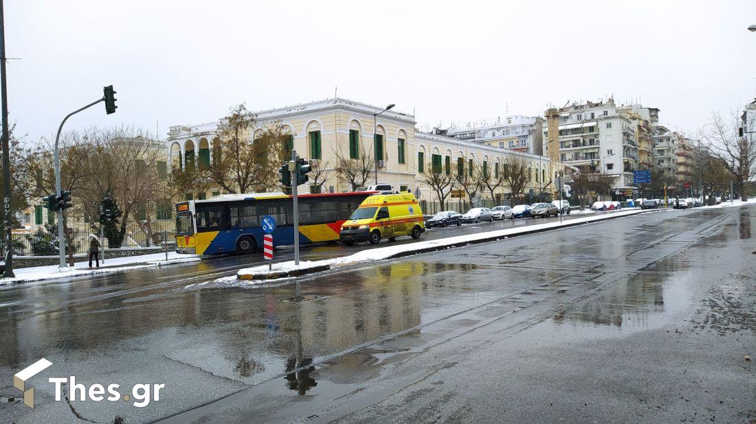 Θεσσαλονίκη χιόνια εικόνες