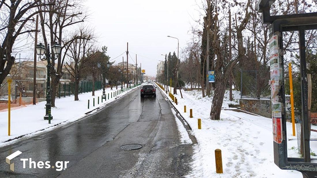Θεσσαλονίκη χιόνια εικόνες