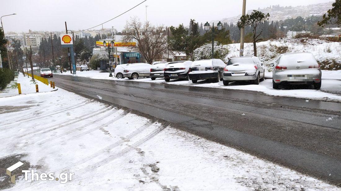 Θεσσαλονίκη χιόνια εικόνες