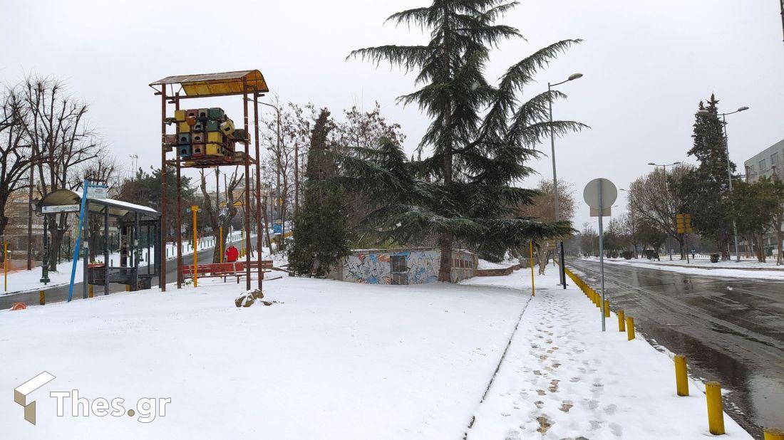 Θεσσαλονίκη χιόνια εικόνες