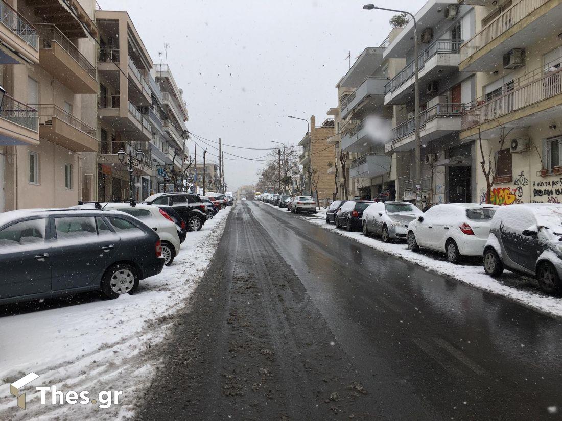Θεσσαλονίκη χιόνια εικόνες