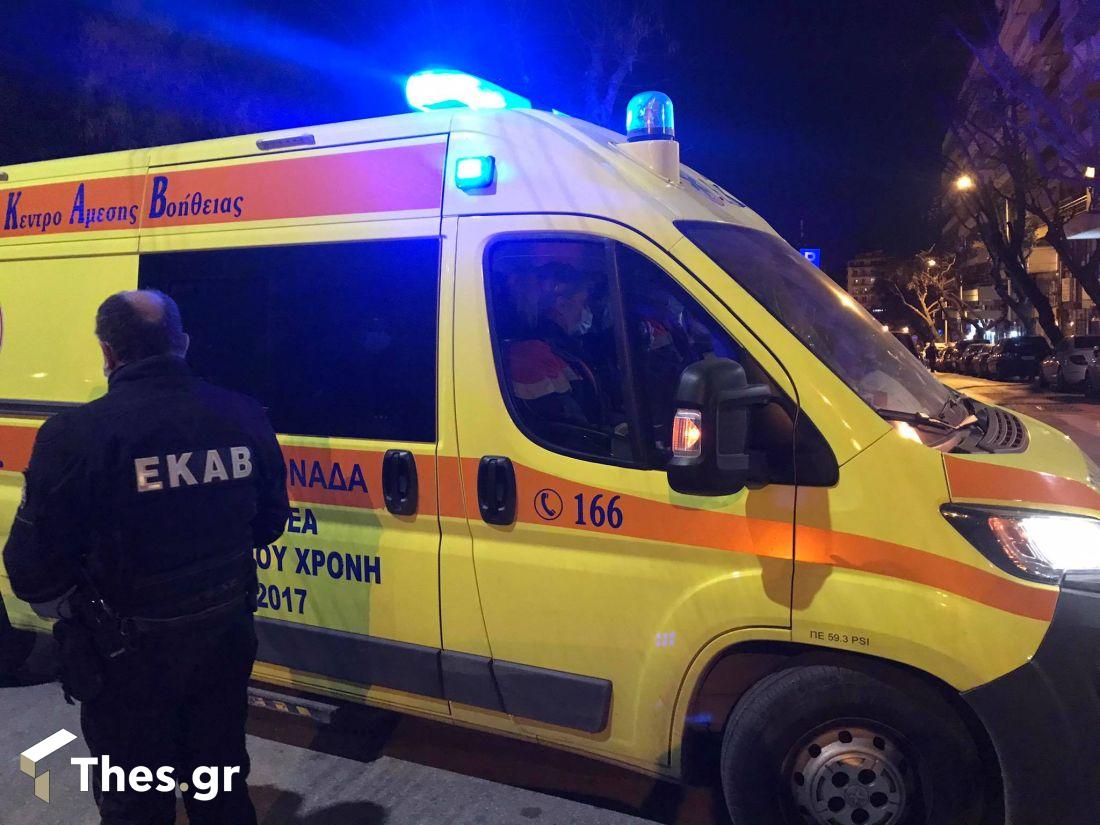 Θεσσαλονίκη επεισόδιο μαχαίρωμα τροχαίο