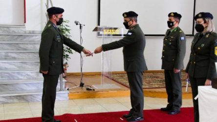 Ολοκληρώθηκε η τελετή αποφοίτησης της 3ης εκπαιδευτικής σειράς της Σχολής Πολέμου Στρατού Ξηράς