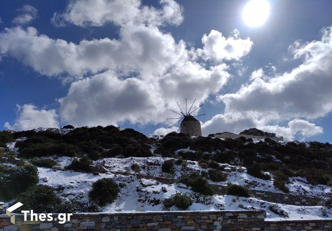 "Μήδεια" Νάξος χιόνια