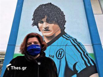 Στο γκράφιτι του Χατζηπαναγή η Ιωάννα Κοσμοπούλου (ΦΩΤΟ)