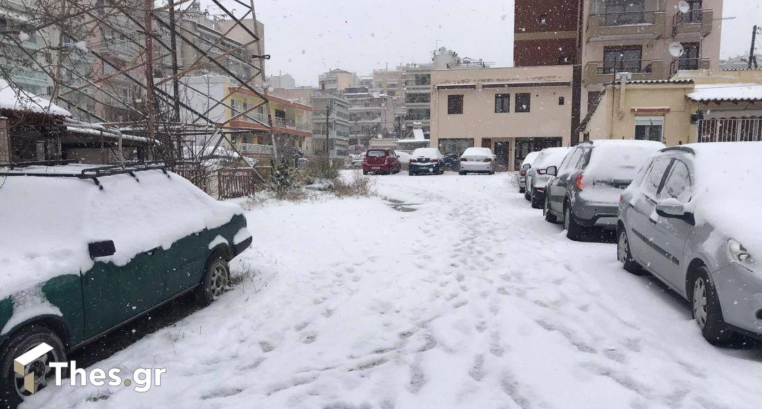 δρόμος χιόνι