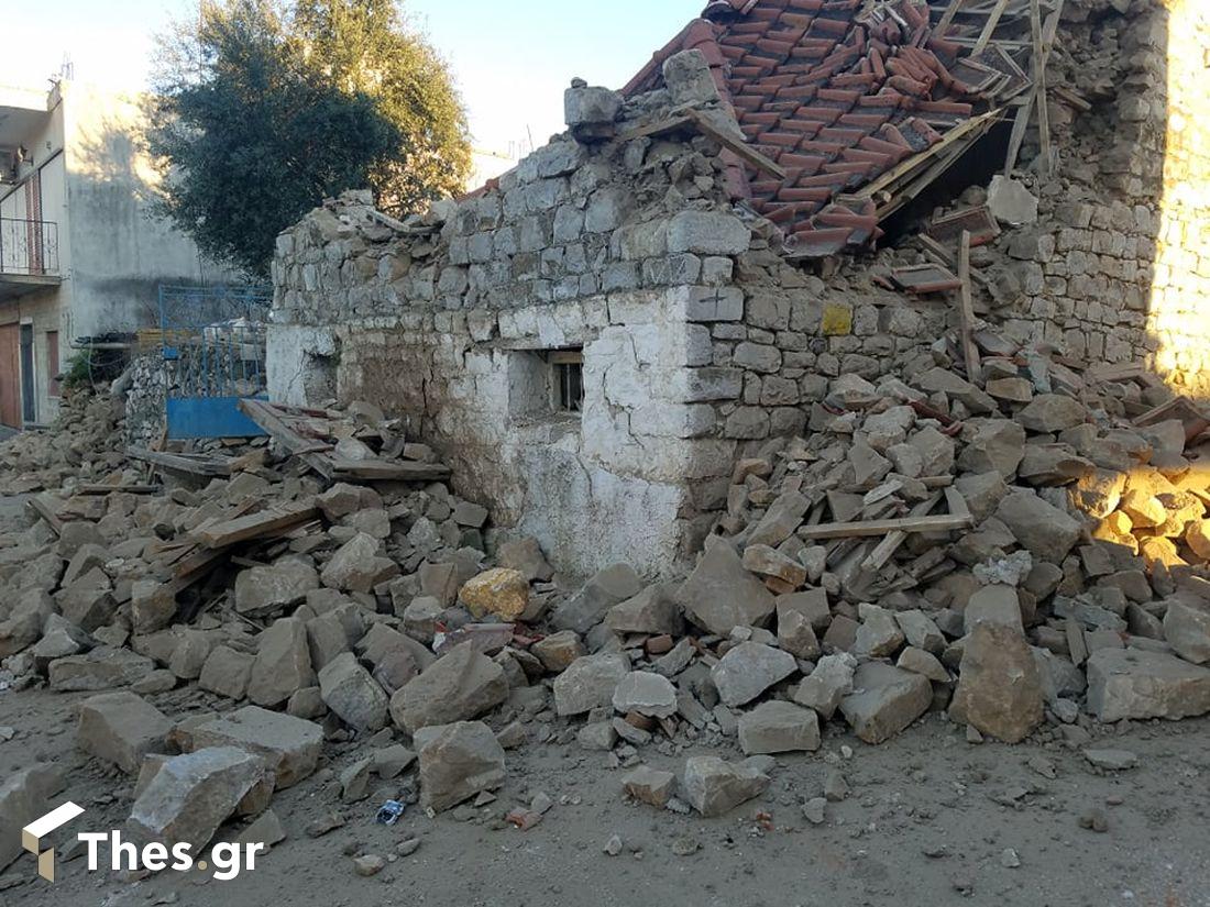 σεισμός ζημιές Δαμάσι Ελασσόνας Ελασσόνα Λάρισα