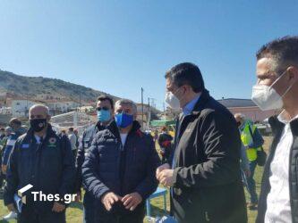 Στους σεισμόπληκτους στο Δαμάσι ο Απόστολος Τζιτζικώστας (ΦΩΤΟ)