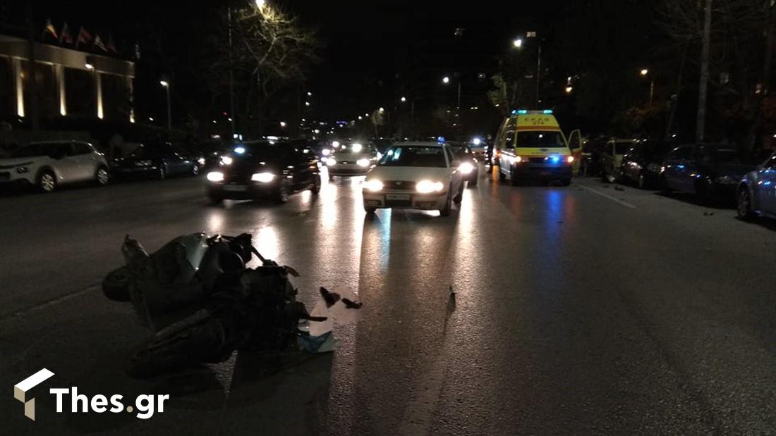 Θεσσαλονίκη τροχαίο μοτοσυκλέτα