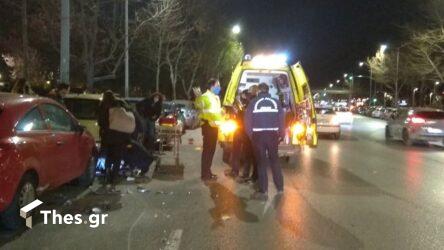 Θεσσαλονίκη: Σύγκρουση αυτοκινήτων στο Πανόραμα – Δύο οι τραυματίες