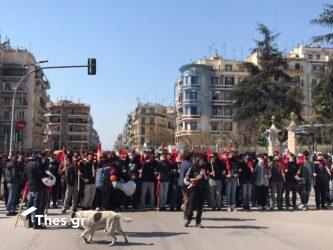 Συλλαλητήριο φοιτητών στην Θεσσαλονίκη