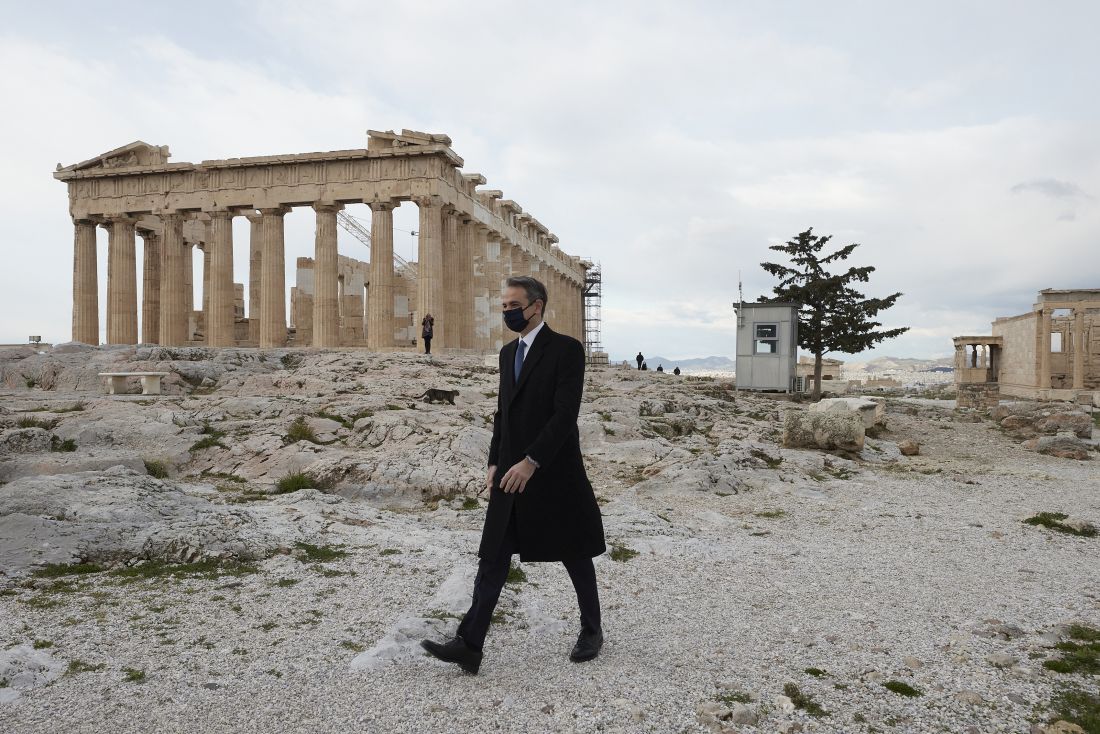 Κυριάκος Μητσοτάκης 25η Μαρτίου Ακρόπολη