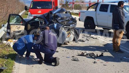 Καβάλα: Τροχαίο δυστύχημα με έναν νεκρό και τέσσερις τραυματίες στη Χρυσούπολη (ΦΩΤΟ)