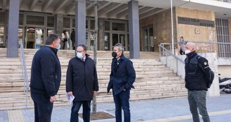 Θεσσαλονίκη: Το έργο ανάπλασης στο Δικαστικό Μέγαρο επιθεώρησε ο Ζέρβας (ΦΩΤΟ)