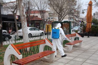 Συνεχίζονται οι απολυμάνσεις δημοσίου χώρου στο Κιλκίς