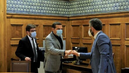 Συνάντηση Τσίπρα με αντιπροσωπεία του Προεδρείου της Ενωσης Δικαστών και Εισαγγελέων