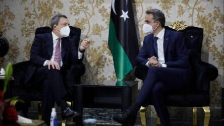 Μητσοτάκης και Ντράγκι συναντήθηκαν στη Λιβύη