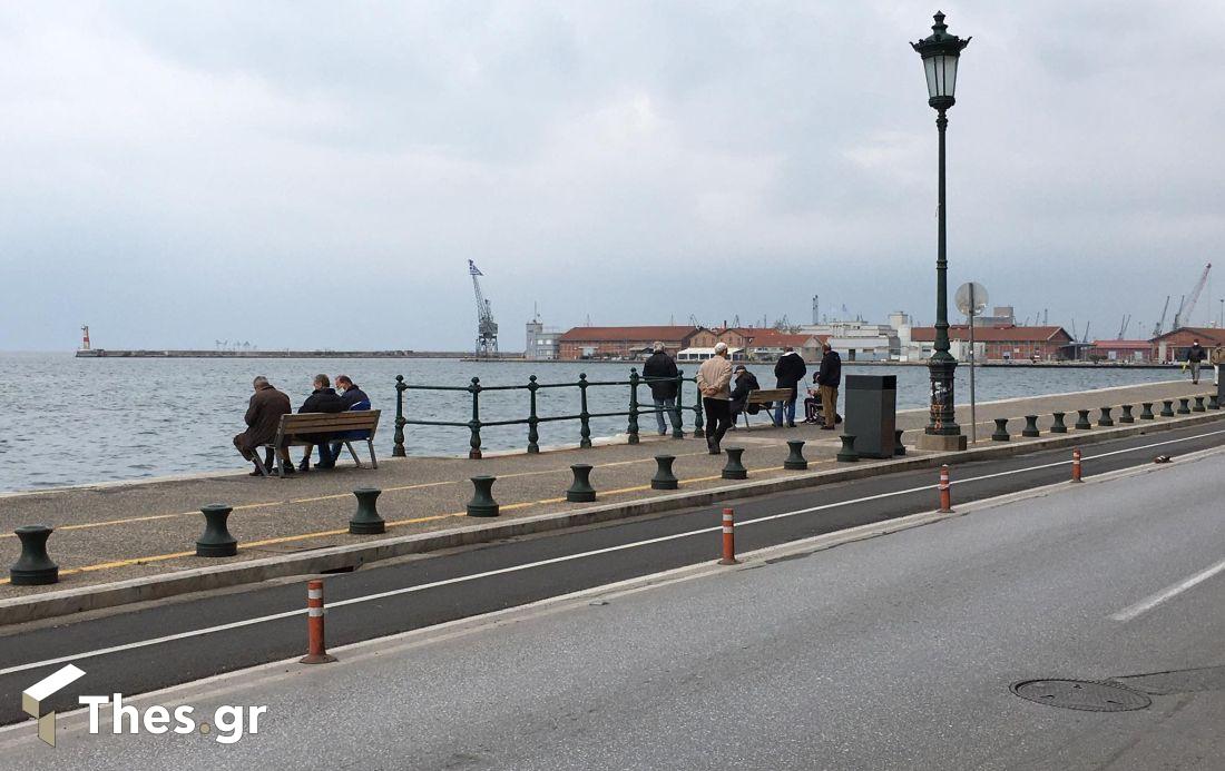 Θεσσαλονίκη παραλία lockdown Νίκος Τζανάκης