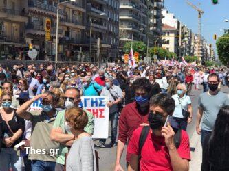 Θεσσαλονίκη: 441 πορείες το πρώτο 8μηνο του 2022 – Οι δρόμοι έκλεισαν 101 φορές 