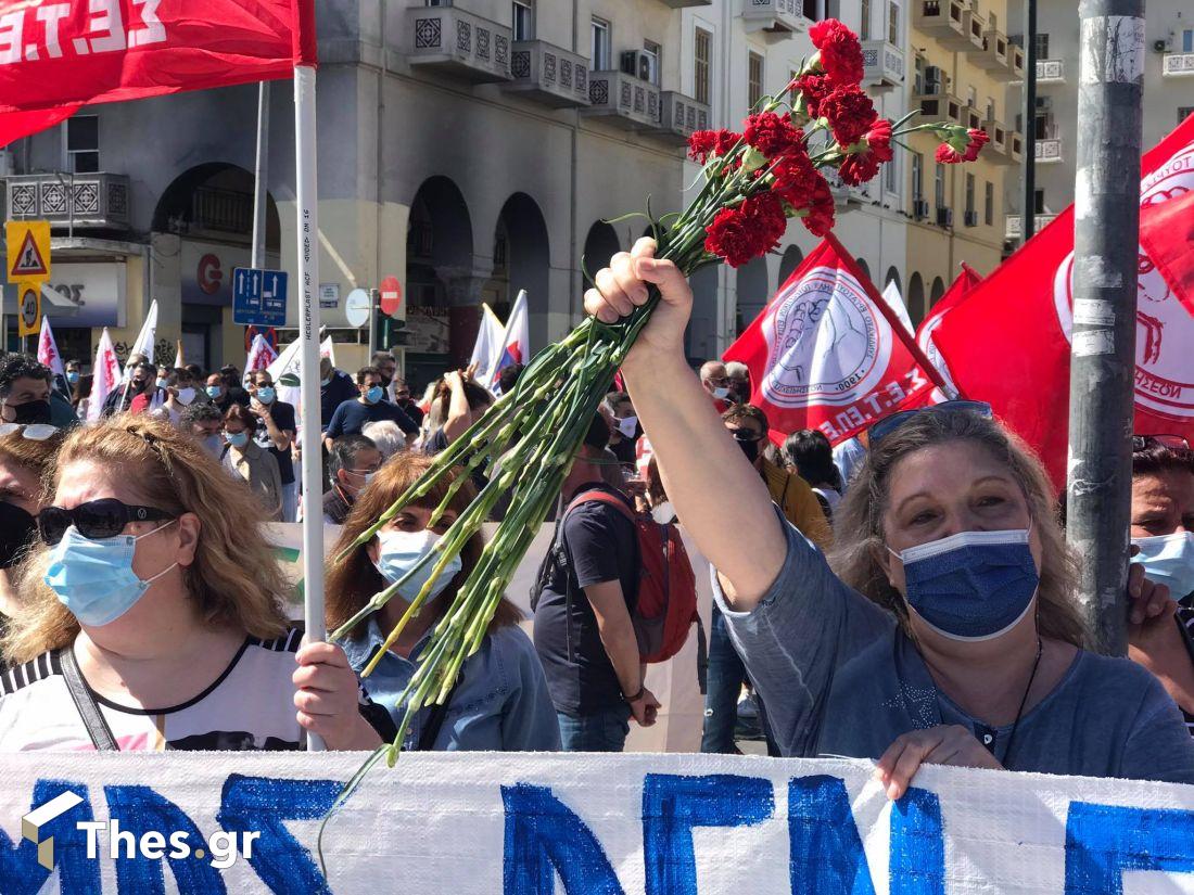 Πρωτομαγιά συγκέντρωση Θεσσαλονίκη Βενιζέλου