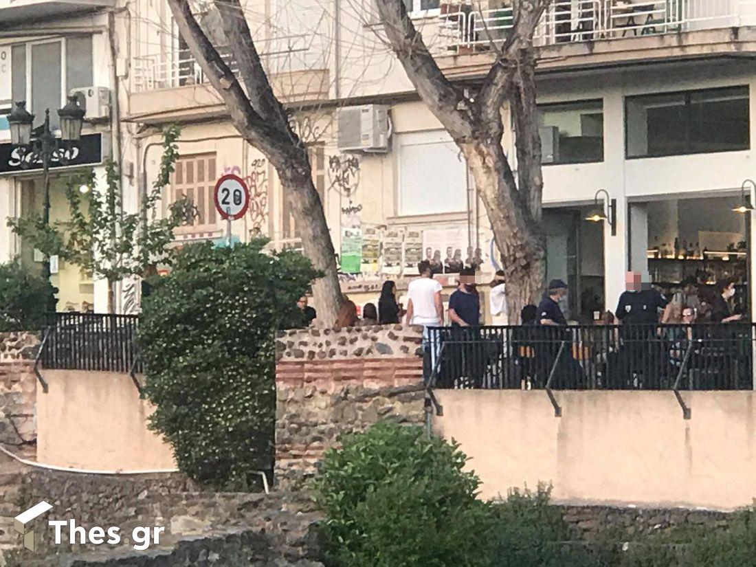 Θεσσαλονίκη ρωμαϊκή αγορά έλεγχοι αστυνομία