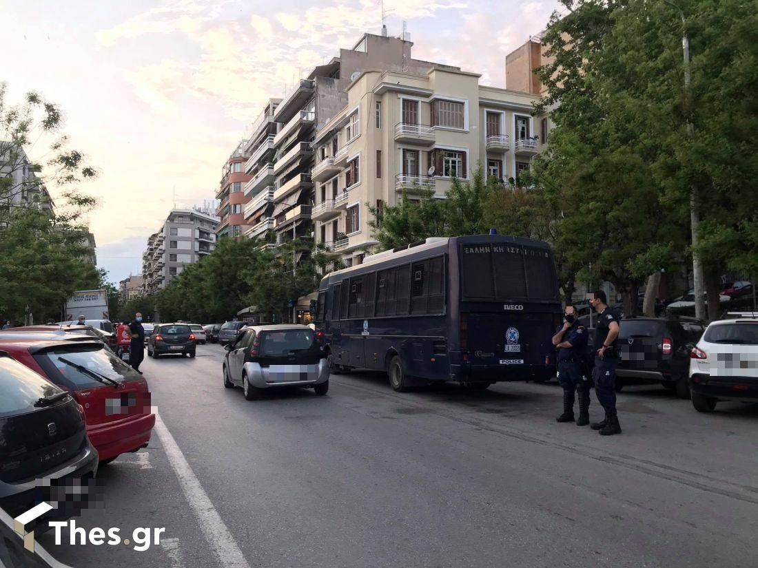 Θεσσαλονίκη ρωμαϊκή αγορά έλεγχοι αστυνομία