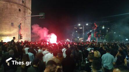 Πανηγυρισμοί για το τρόπαιο του ΠΑΟΚ σε πόλεις της Βόρειας Ελλάδας (ΒΙΝΤΕΟ)