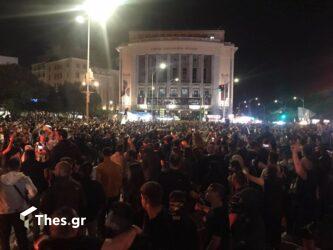 Βίντεο και φωτογραφίες από το γλέντι για τον ΠΑΟΚ στην Θεσσαλονίκη