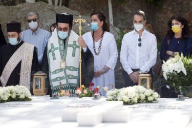 Στα Χανιά ο Μητσοτάκης για το μνημόσυνο του πατέρα του