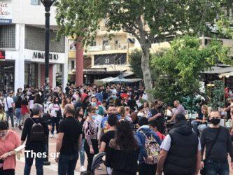 Εστίαση: «Βούλιαξε» από κόσμο η πλατεία του Ευόσμου (ΒΙΝΤΕΟ & ΦΩΤΟ)