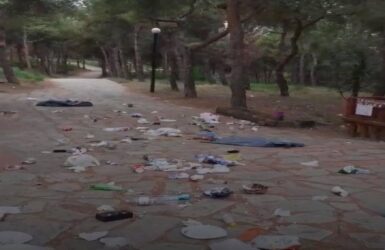 «Πνίγηκε» από τα σκουπίδια το άλσος Μετεώρων (ΒΙΝΤΕΟ)