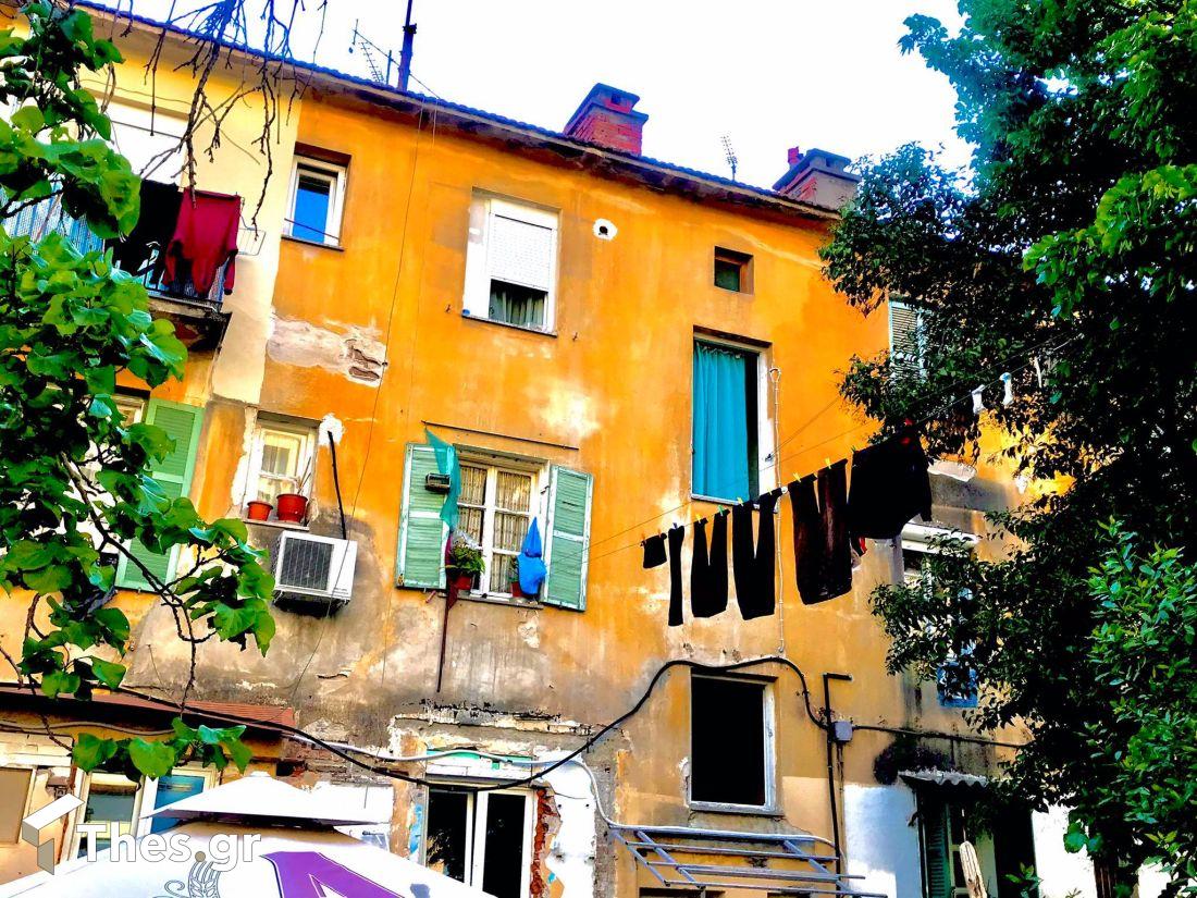 βομβόπληκτα σπίτια Κάτω Τούμπα Θεσσαλονίκη